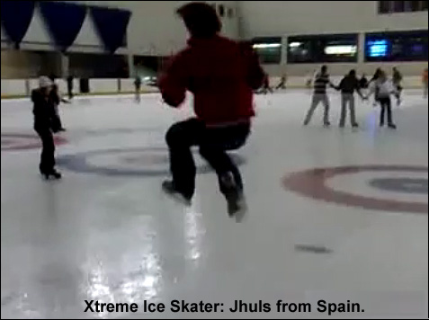 Xtreme Ice Skater: Jhuls from Spain